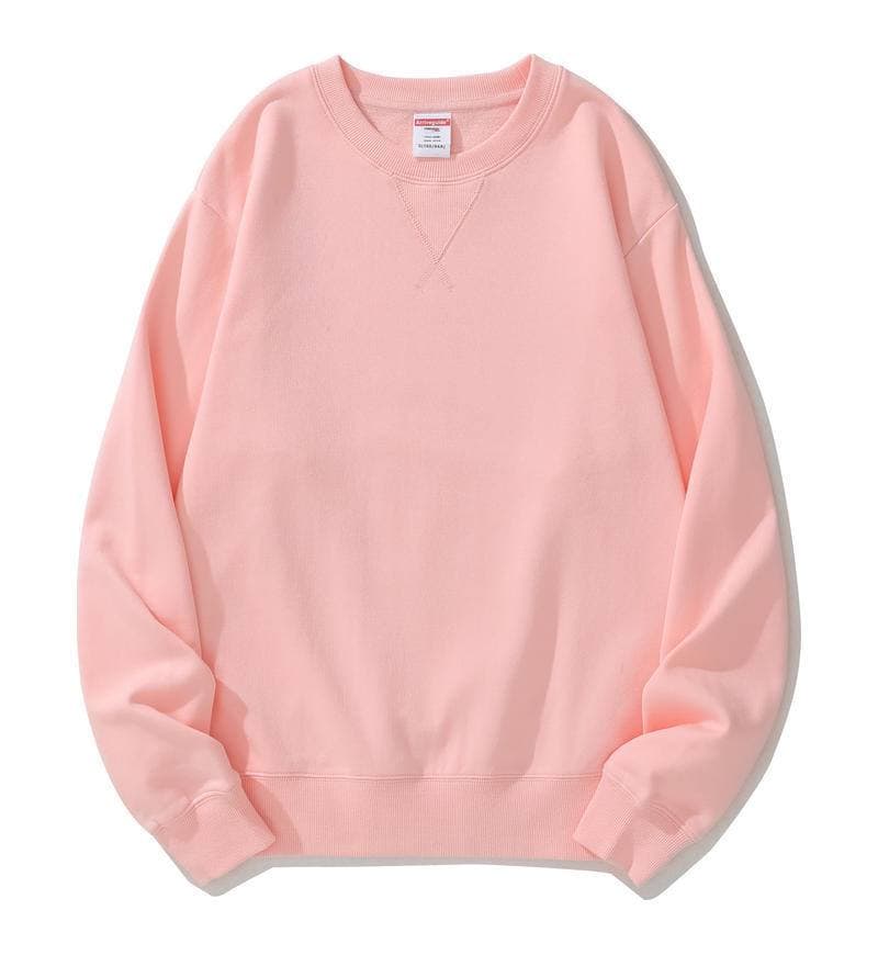 Свитшот розовый классический - купить оптом по низким ценам - Розовый