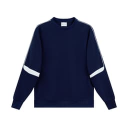 Купить свитшот с полосками - оптом с доставкой, цвет синий - Синий