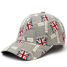 Бейсболка British купить оптом с доставкой, цвет серый - Серый