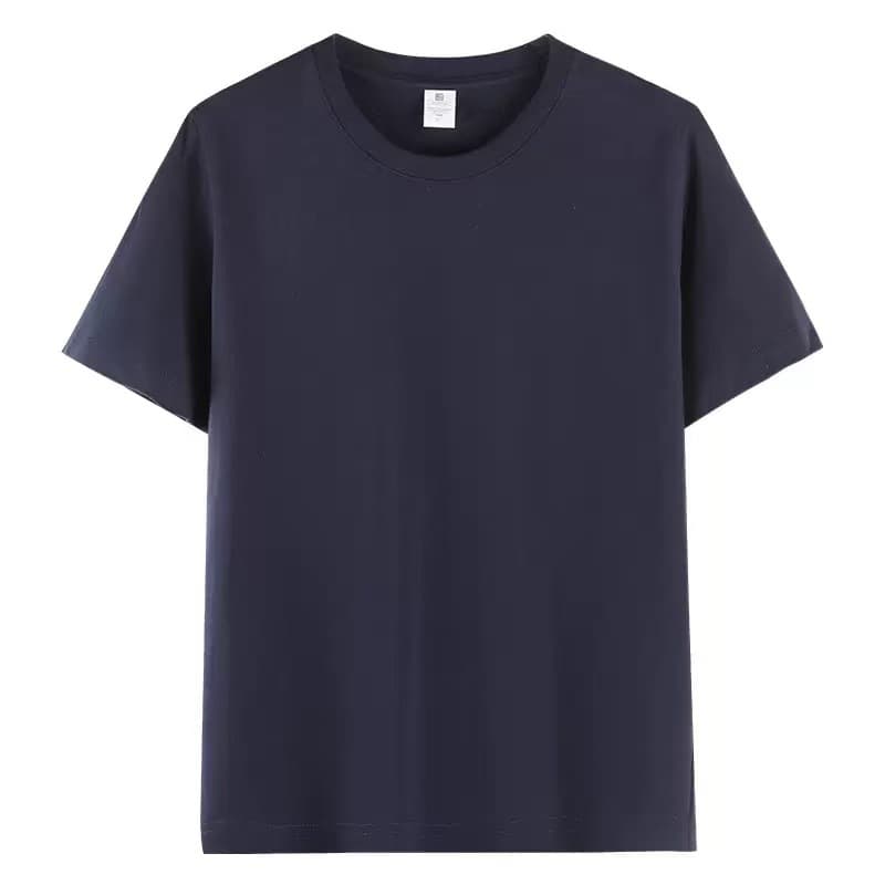Купить базовую темно-синюю футболку оптом с доставкой - Темно-синий
