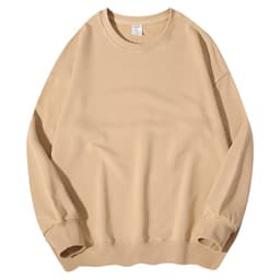 Заказать оптом бежевый свитшот оверсайз - по топ цене, размер M - Бежевый