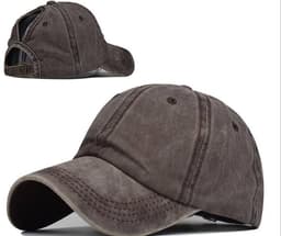 Коричневая бейсболка варенка женская - купить оптом с доставкой - Коричневый