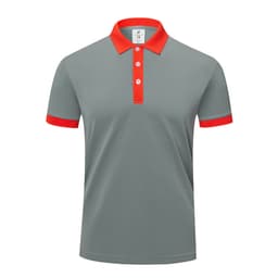 Серое поло купить оптом за 729 рублей, размер 3XL - Серый