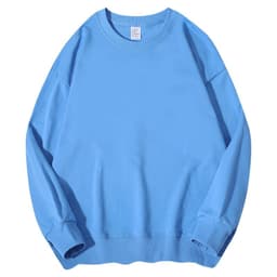Заказать оптом голубой свитшот оверсайз - по топ цене, размер L - Голубой