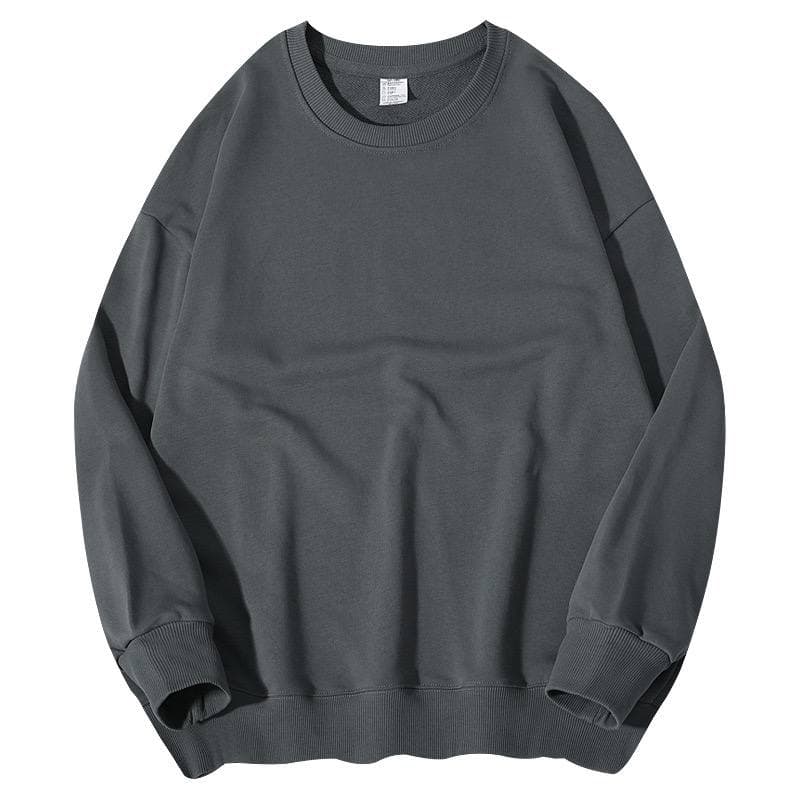 Заказать оптом серый свитшот оверсайз - по топ цене, размер L - Серый