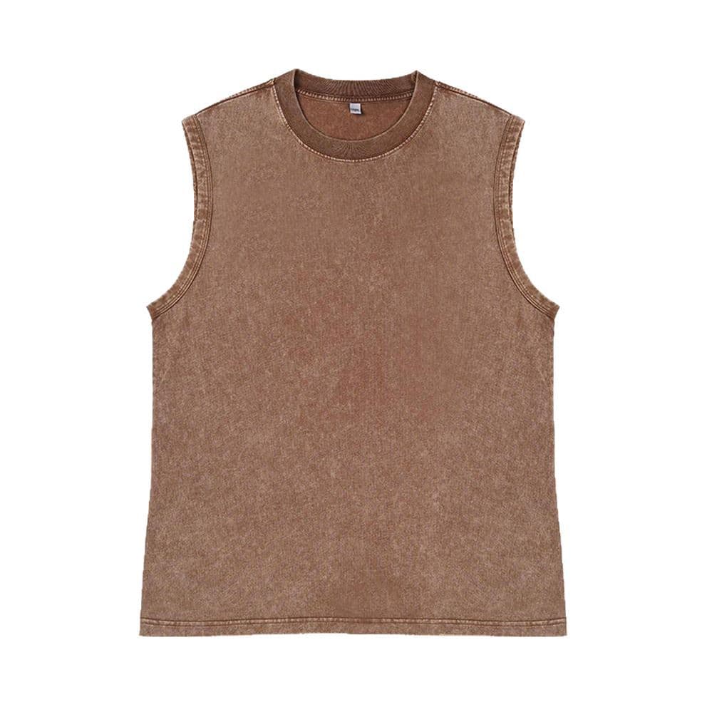 Майка варенка коричневая, размер 2XL — купить оптом с доставкой - Коричневый