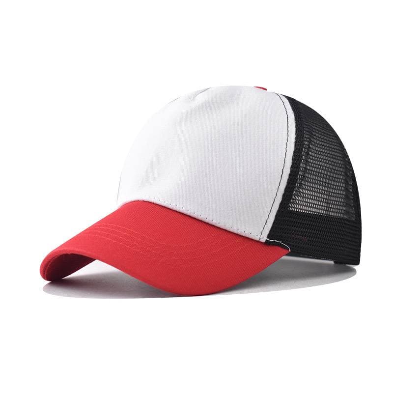 Заказать красно-белую бейсболку - оптом от производителя - Красно-белый