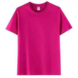 Купить базовую розовую футболку оптом с доставкой - Розовый