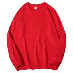Заказать оптом красный свитшот оверсайз - по топ цене, размер S - Красный