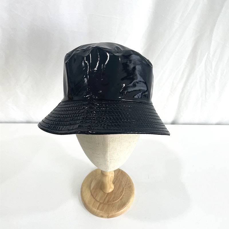 Купить оптом панаму глянец от производителя - черный цвет - Черный