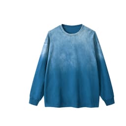 Заказать синий лонгслив с градиентом - оптом, размер 2XL - Синий