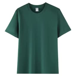 Купить базовую зеленую футболку оптом с доставкой - Зеленый