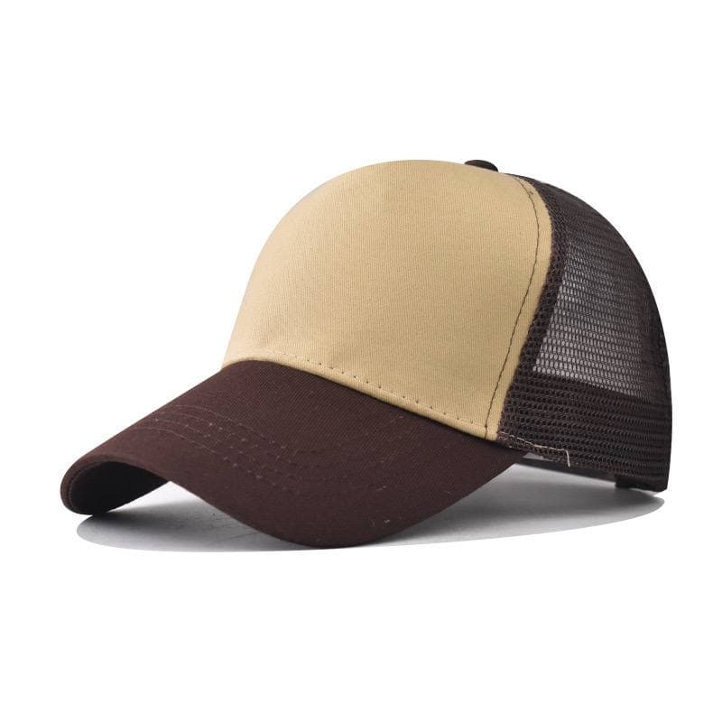 Заказать коричнево-бежевую бейсболку - оптом от производителя - Коричнево-бежевый