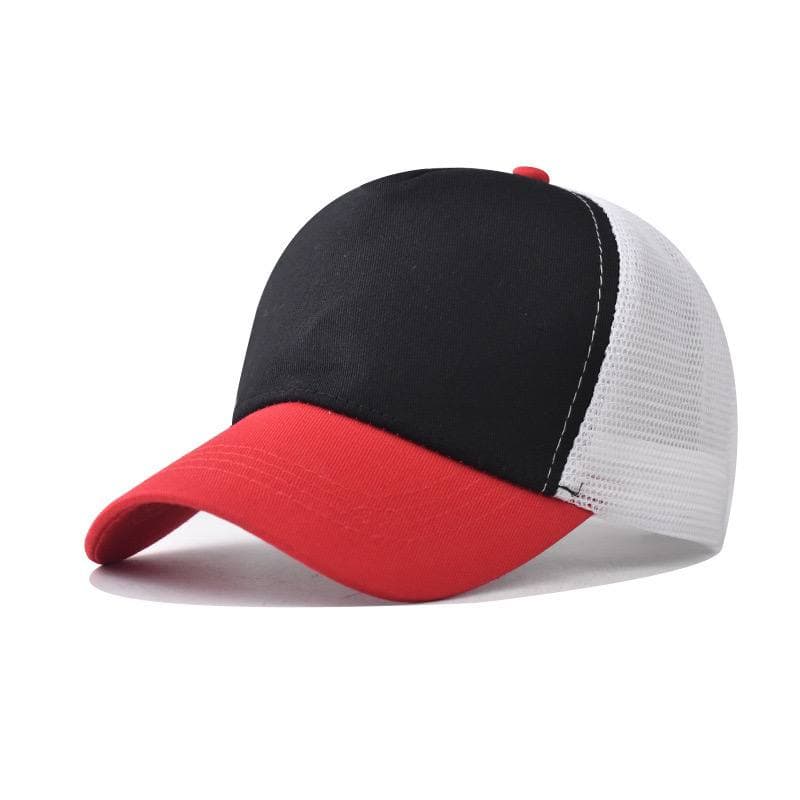 Заказать красно-черную бейсболку - оптом от производителя - Красно-черный