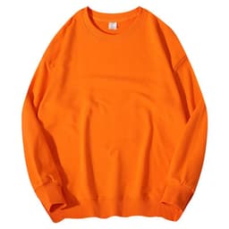 Заказать оптом оранжевый свитшот оверсайз - по топ цене, размер L - Оранжевый