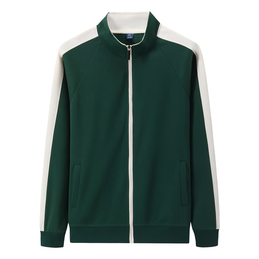 Олимпийка зелено-белая - заказать оптом по выгодным ценам - Зелено-белый