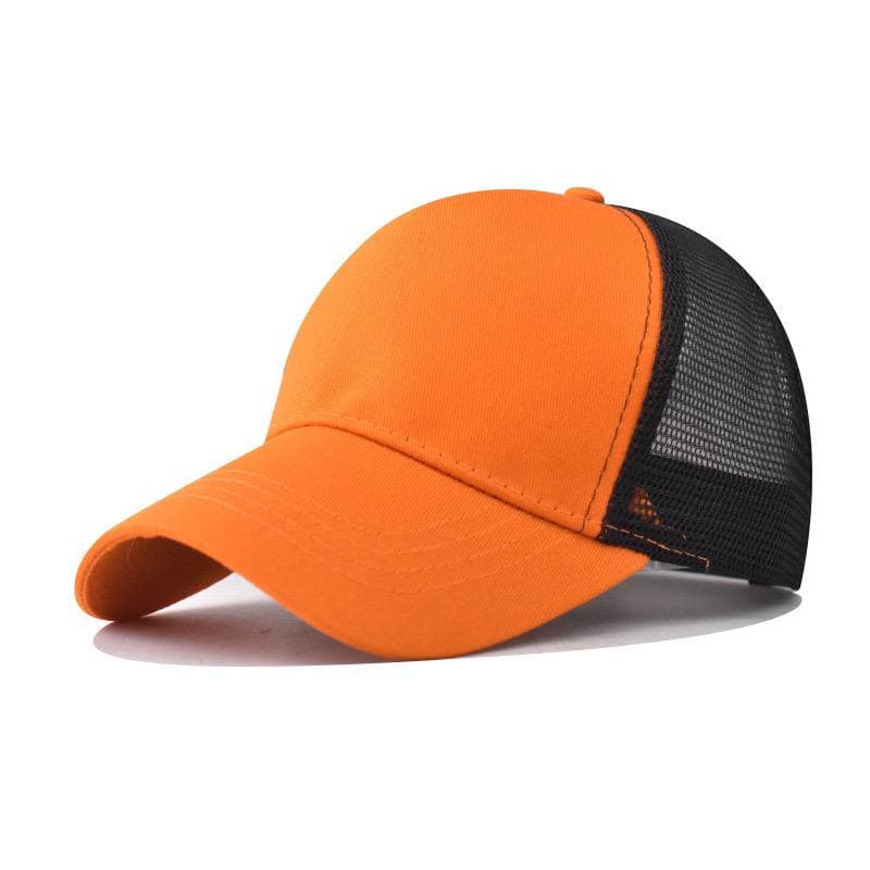 Заказать оранжево-черную бейсболку - оптом от производителя - Оранжево-черный