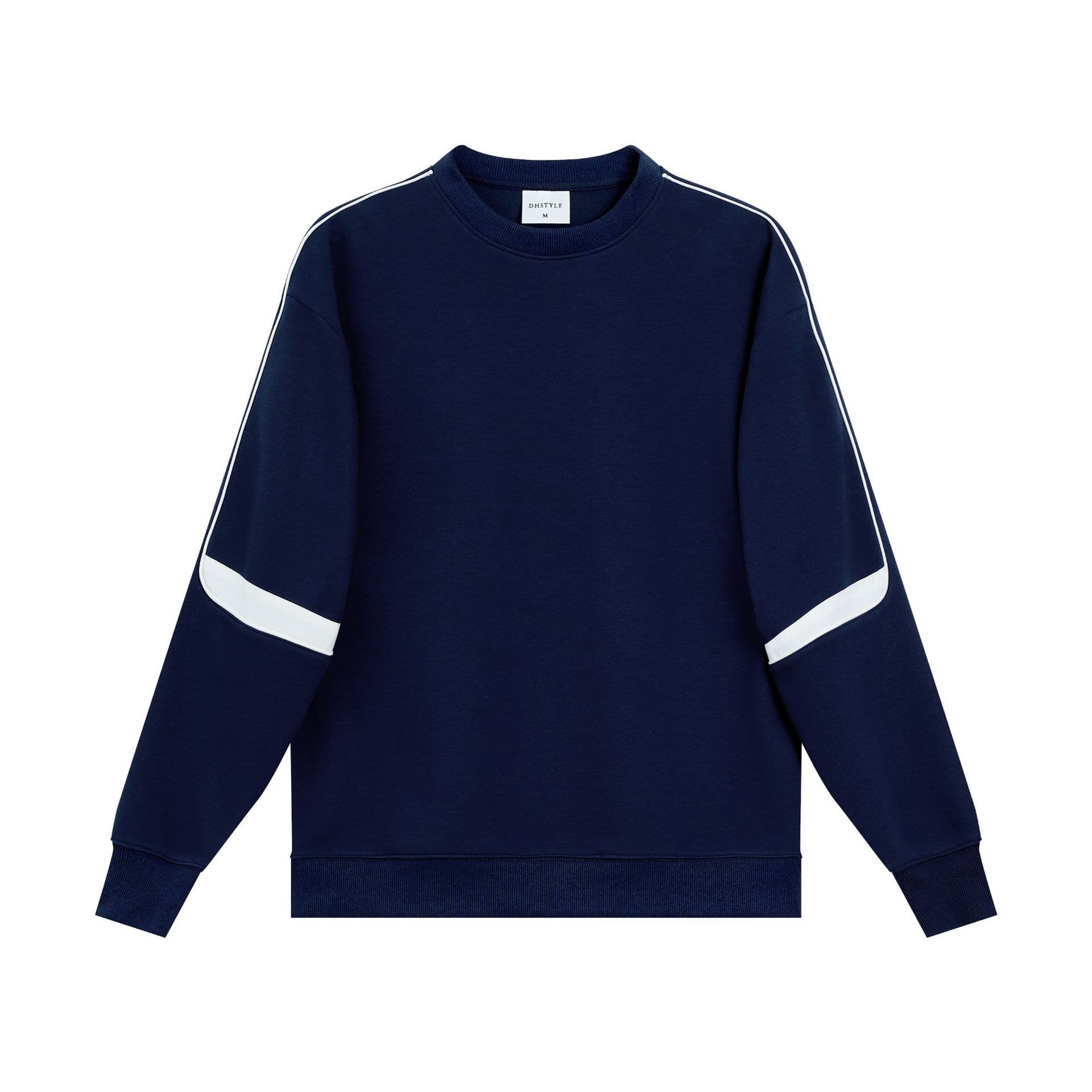 Купить свитшот с полосками - оптом с доставкой, цвет синий - Синий