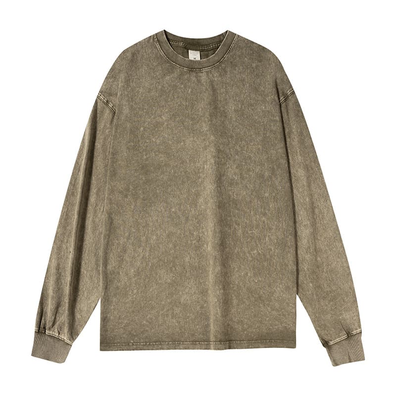 Купить лонгслив варенку оптом по низким ценам, цвет хаки - Хаки