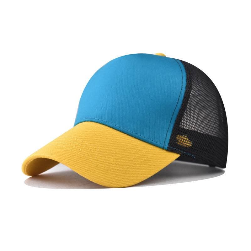 Заказать желто-синюю бейсболку - оптом от производителя - Желто-синий