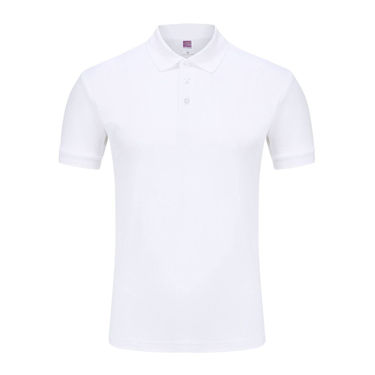 Купить белое хлопковое поло от производителя, размер XL - Белый