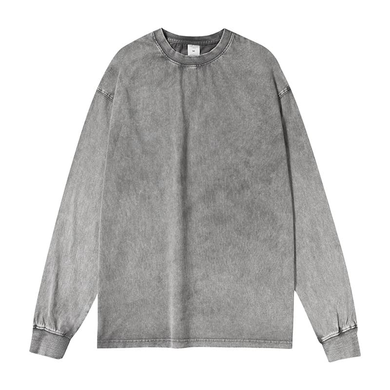 Купить лонгслив варенку оптом по низким ценам, цвет серый - Серый