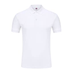 Купить белое хлопковое поло от производителя, размер 2XL - Белый