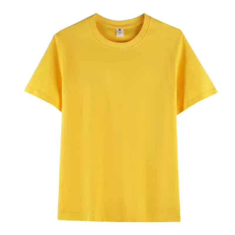 Купить базовую желтую футболку оптом с доставкой - Желтый
