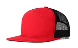 Заказать бейсболку SnapBack оптом от производителя, цвет красно-черный - Красно-черный