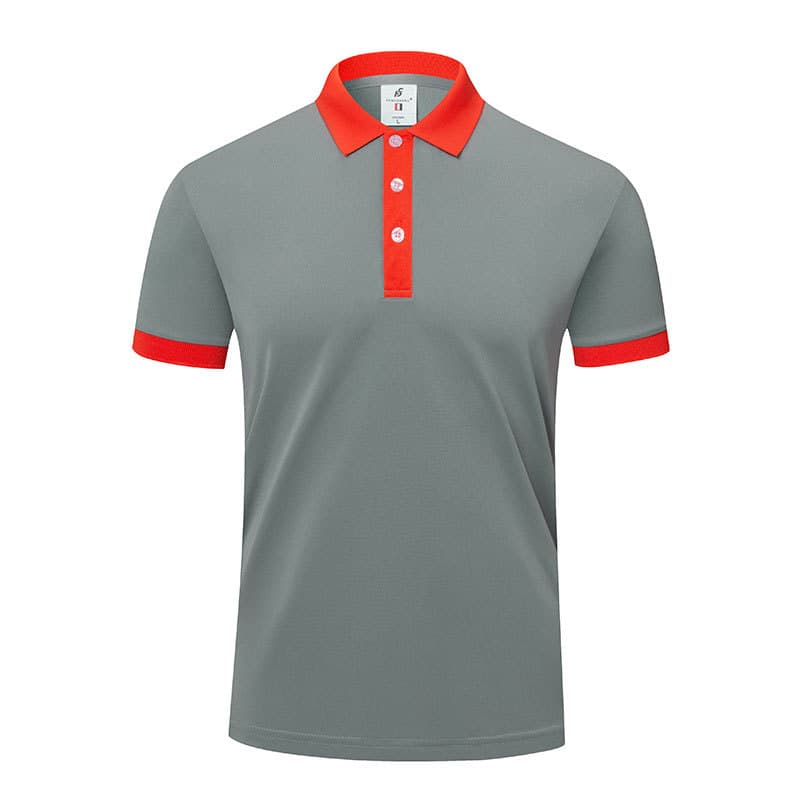 Серое поло купить оптом за 729 рублей, размер S - Серый