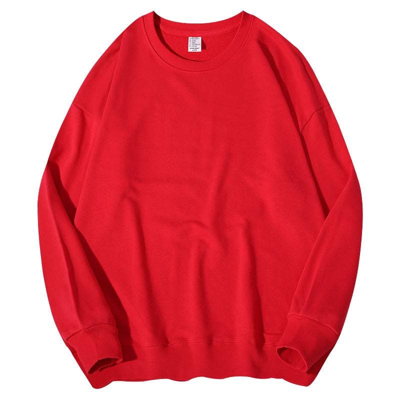 Заказать оптом красный свитшот оверсайз - по топ цене, размер 3XL - Красный