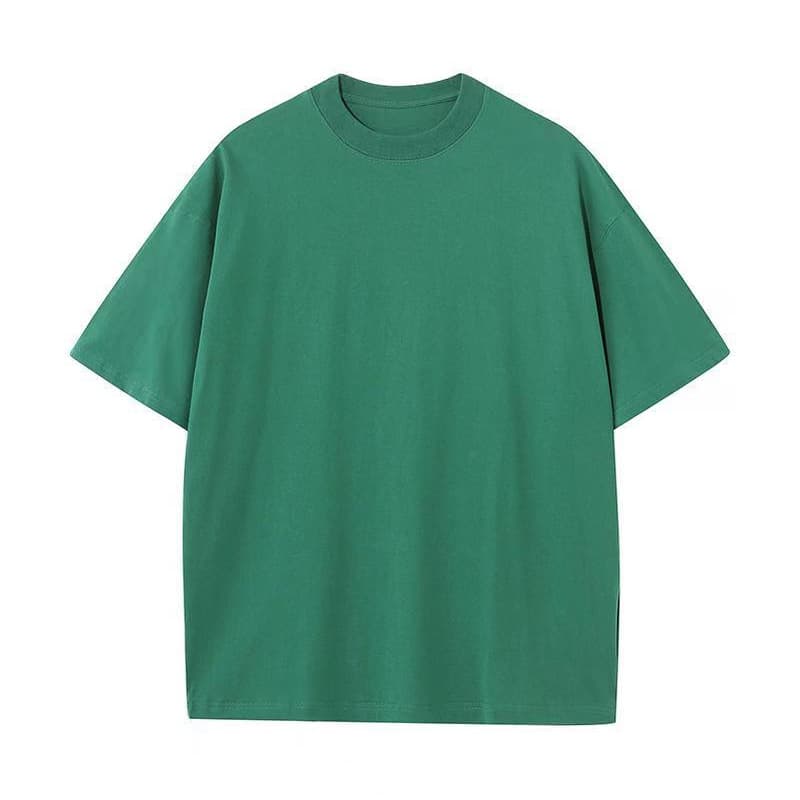 Купить зеленую футболку оверсайз оптом от производителя - Зеленый