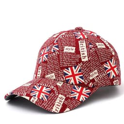 Бейсболка British купить оптом с доставкой, цвет красный - Красный