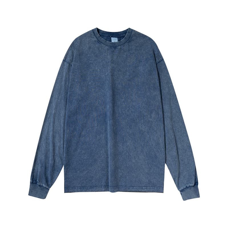 Купить лонгслив варенку оптом по низким ценам, цвет синий - Синий