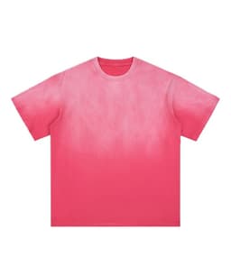 Футболка варенка с градиентом заказать оптом, красная, размер 2XL - Красный