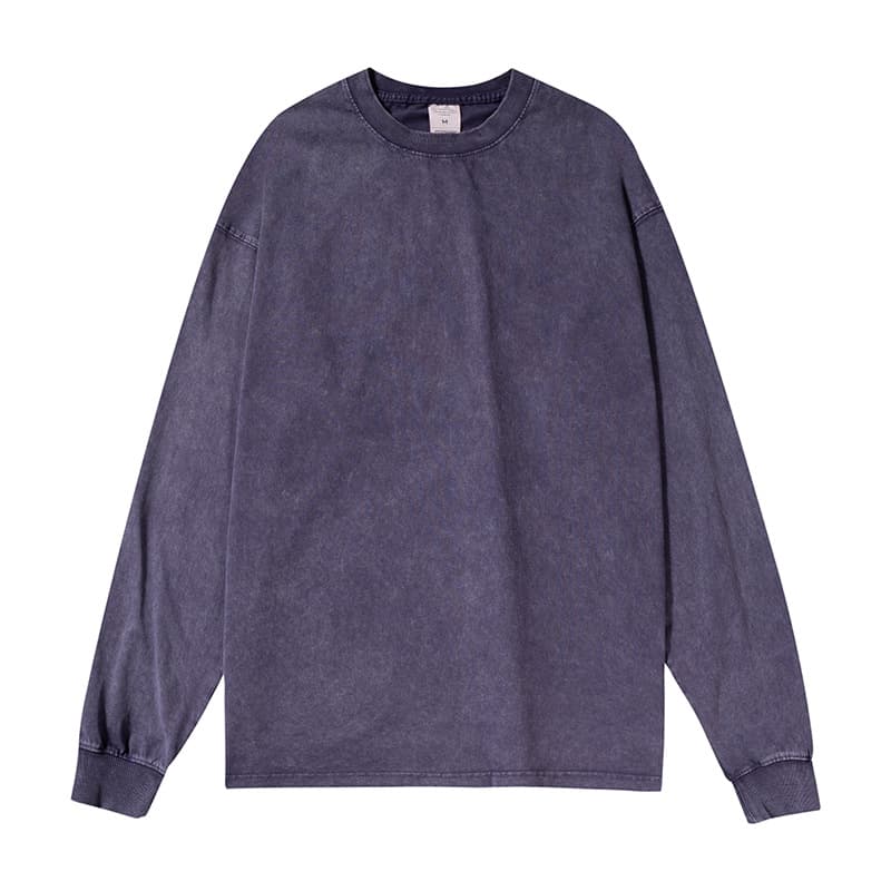 Купить лонгслив варенку оптом по низким ценам, цвет фиолетовый - Фиолетовый