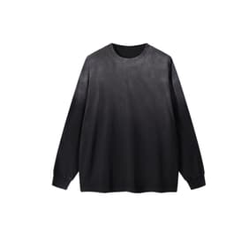 Заказать черный лонгслив с градиентом - оптом, размер L - Черный