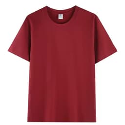 Купить базовую рубиновую футболку оптом с доставкой - Рубиновый