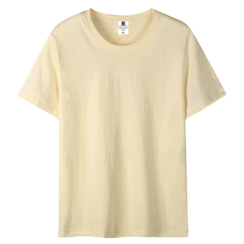 Купить базовую бежевую футболку оптом с доставкой - Бежевый
