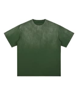 Футболка варенка с градиентом заказать оптом, зеленая, размер S - Зеленый