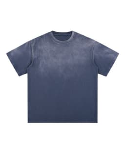 Футболка варенка с градиентом заказать оптом, темно-синяя, размер XL - Темно-синий