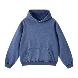 Синее худи варенка оверсайз - купить оптом от производителя - Синий