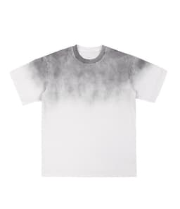 Футболка варенка с градиентом заказать оптом, белая, размер L - Белый