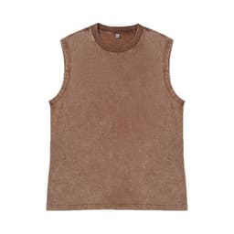Майка варенка коричневая, размер XL — купить оптом с доставкой - Коричневый