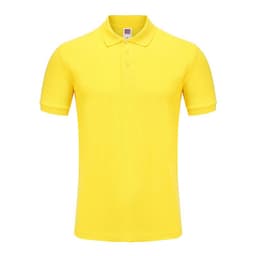 Купить желтое хлопковое поло от производителя, размер M - Желтый