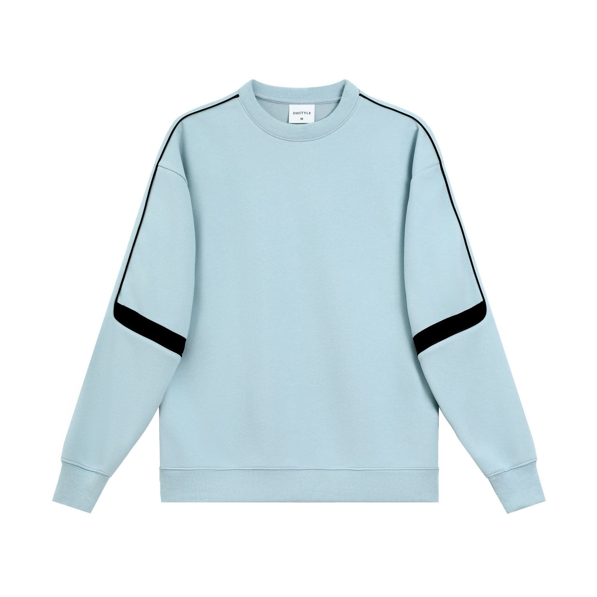 Купить свитшот с полосками - оптом с доставкой, цвет бирюзовый - Бирюзовый