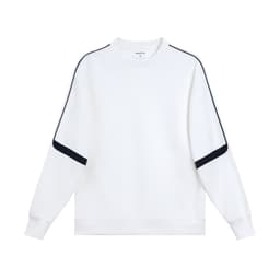 Купить свитшот с полосками - оптом с доставкой, цвет белый - Белый