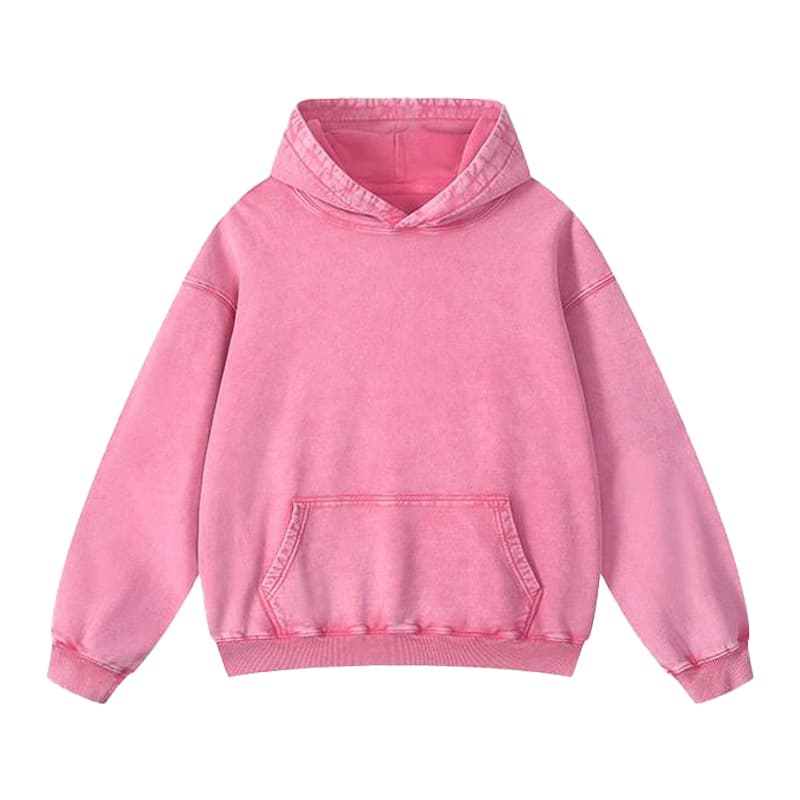 Розовое худи варенка оверсайз - купить оптом от производителя - Розовый